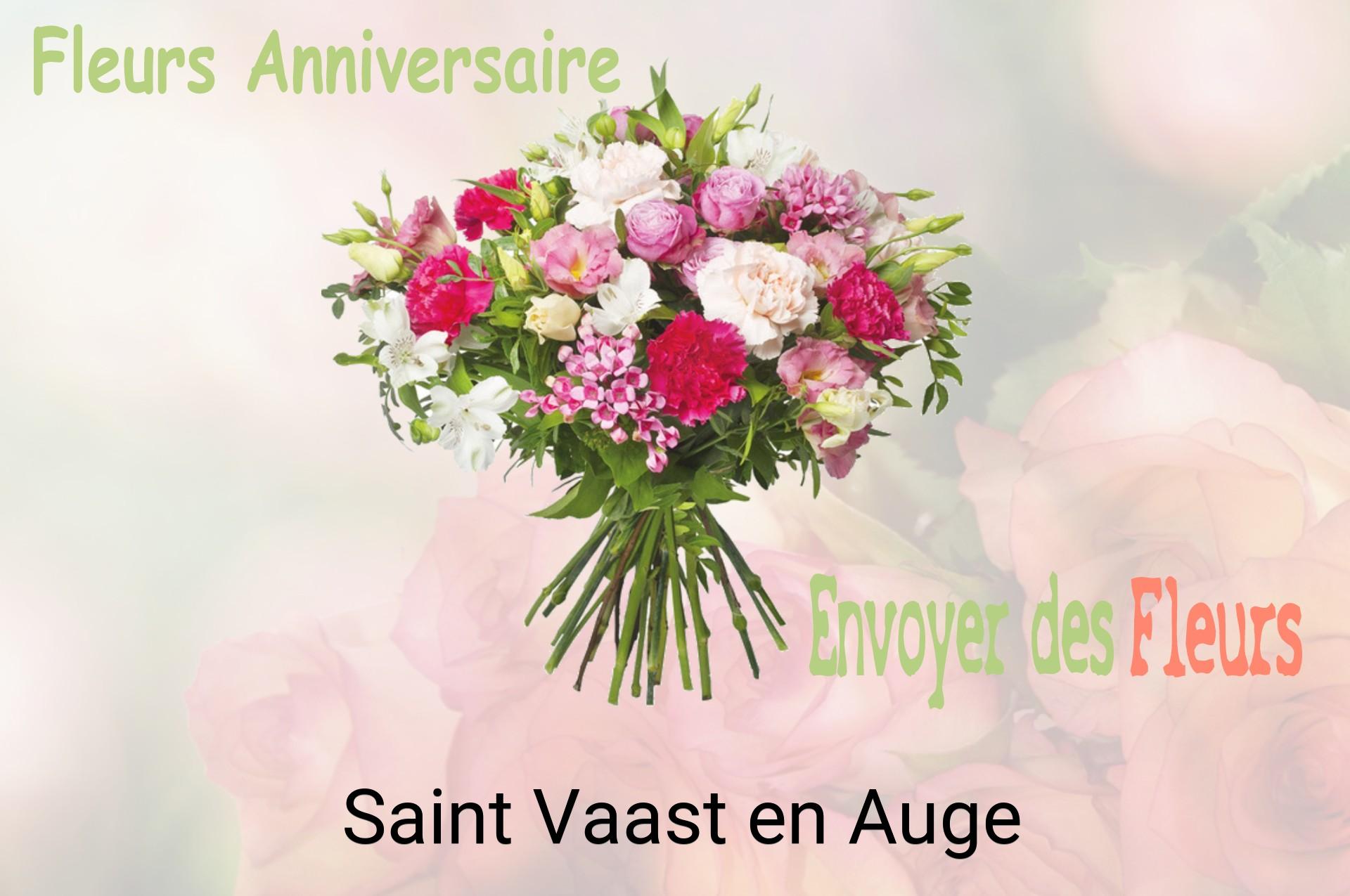Bouquet de fleurs d’anniversaire livré à Saint-Vaast-en-Auge