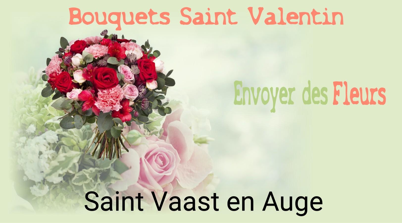 Roses de Saint-Valentin livrées à Saint-Vaast-en-Auge